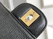 Chanel Classic Flap Bab In Black Size 23x14.5x6 cm - 3