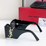 Ysl Saint Laurent Eyewear Blaze cat-eye Sunglasses Black - 3