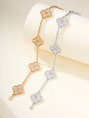 VCA Diamond Vintage Alhambra Bracelet In Gold - 4