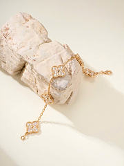VCA Diamond Vintage Alhambra Bracelet In Gold - 3