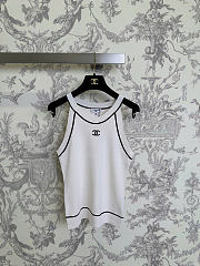 Chanel Tank Top In Black/ White - 3