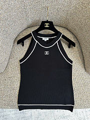 Chanel Tank Top In Black/ White - 2