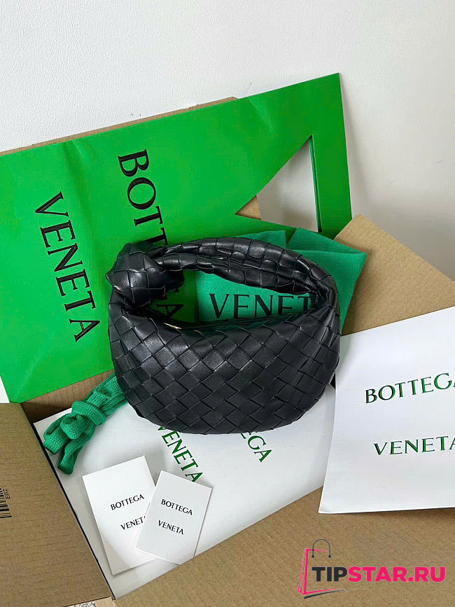 Bottega Veneta Mini Jodie In Black - 1