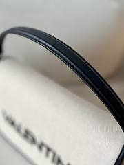 Valentino Chelsea Fabric Medium Crossbody Bag In Black - 6