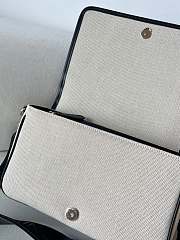 Valentino Chelsea Fabric Medium Crossbody Bag In Black - 4