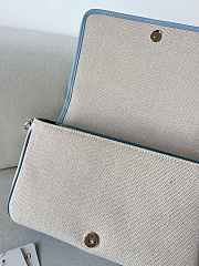 Valentino Chelsea Fabric Medium Crossbody Bag In Blue - 5