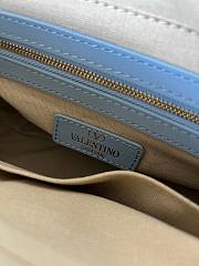 Valentino Chelsea Fabric Medium Crossbody Bag In Blue - 3