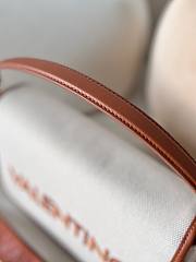 Valentino Chelsea Fabric Medium Crossbody Bag In Brown - 6