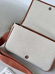 Valentino Chelsea Fabric Medium Crossbody Bag In Brown - 3