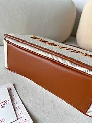 Valentino Chelsea Fabric Medium Crossbody Bag In Brown - 2