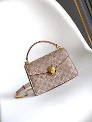 Bvlgari Serpenti Forever Day-to-Night Shoulder Bag In Champagne - 1