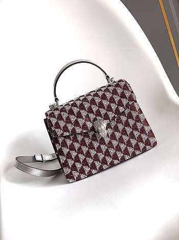 Bvlgari Serpenti Forever Day-to-Night Shoulder Bag In Purple
