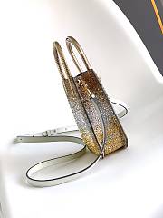 Bvlgari Mini Crystal Dust Tote Silver - 4