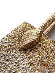 Bvlgari Mini Crystal Dust Tote Silver - 3