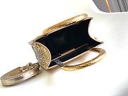 Bvlgari Mini Crystal Dust Tote Shades Of Gold - 6