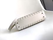 Bvlgari Serpentine Duo Top Handle Bag In White - 5
