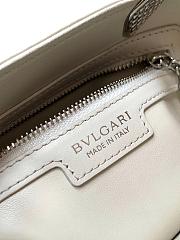 Bvlgari Serpentine Duo Top Handle Bag In White - 6