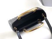 Bvlgari Serpentine Duo Top Handle Bag In Black - 2
