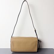 Balenciaga Smooth Calfskin Medium Le 7 Shoulder Bag Beige - 5