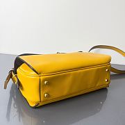 Balenciaga Smooth Calfskin Medium Le 7 Shoulder Bag Yellow - 6