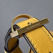 Balenciaga Smooth Calfskin Medium Le 7 Shoulder Bag Yellow - 5