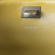 Balenciaga Smooth Calfskin Medium Le 7 Shoulder Bag Yellow - 3