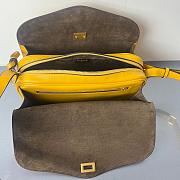 Balenciaga Smooth Calfskin Medium Le 7 Shoulder Bag Yellow - 2