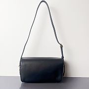 Balenciaga Smooth Calfskin Medium Le 7 Shoulder Bag Black - 5