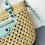Balenciaga Women's Le City Basket Small in Natural/mint - 5