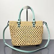 Balenciaga Women's Le City Basket Small in Natural/mint - 4