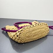 Balenciaga Women's Le City Basket Small in Natural/purple - 6