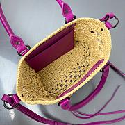 Balenciaga Women's Le City Basket Small in Natural/purple - 2