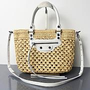 Balenciaga Women's Le City Basket Small in Natural/white - 1