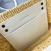 Balenciaga Women's Le City Basket Small in Natural/white - 5