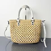 Balenciaga Women's Le City Basket Small in Natural/white - 2
