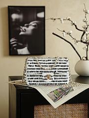 Chanel Camellia Sequin Mini Flap Bag - 1