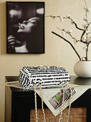 Chanel Camellia Sequin Mini Flap Bag - 6