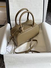 Chanel Mini Bowling Bag In Beige - 4