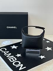 Chanel Super Mini lunchbox-style charm bag in black - 6