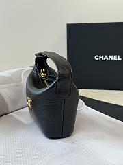 Chanel Super Mini lunchbox-style charm bag in black - 3