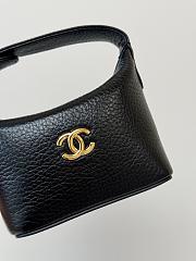 Chanel Super Mini lunchbox-style charm bag in black - 2