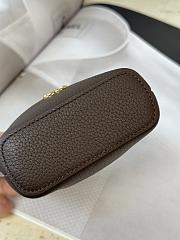 Chanel Super Mini lunchbox-style charm bag in brown - 2