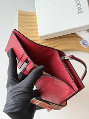 Loewe Leather Vertical Wallet Brown - 4