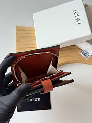 Loewe Leather Vertical Wallet Dark Blue - 4
