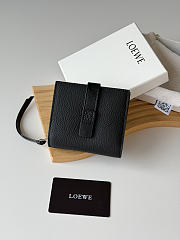 Loewe Leather Vertical Wallet Black - 1