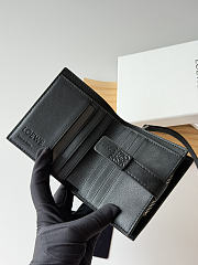 Loewe Leather Vertical Wallet Black - 2