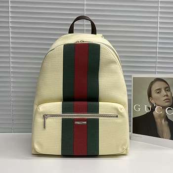 Gucci Positano large backpack in Ivory canvas