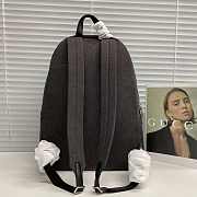 Gucci Positano large backpack in black canvas - 2