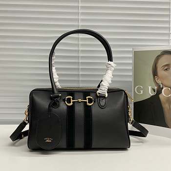 Gucci 28 Borsetto boston bag black leather