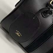Gucci 28 Borsetto boston bag black leather - 6